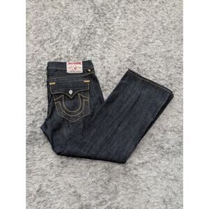 True Religion Jeans World Tour Billy Super T Blue Denim Mens Size Row 38x33